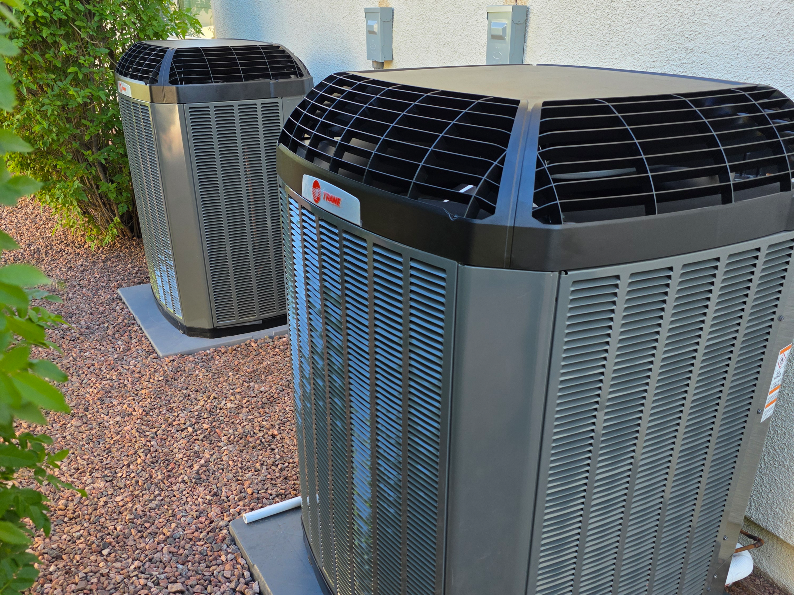 Heater in the backyard area